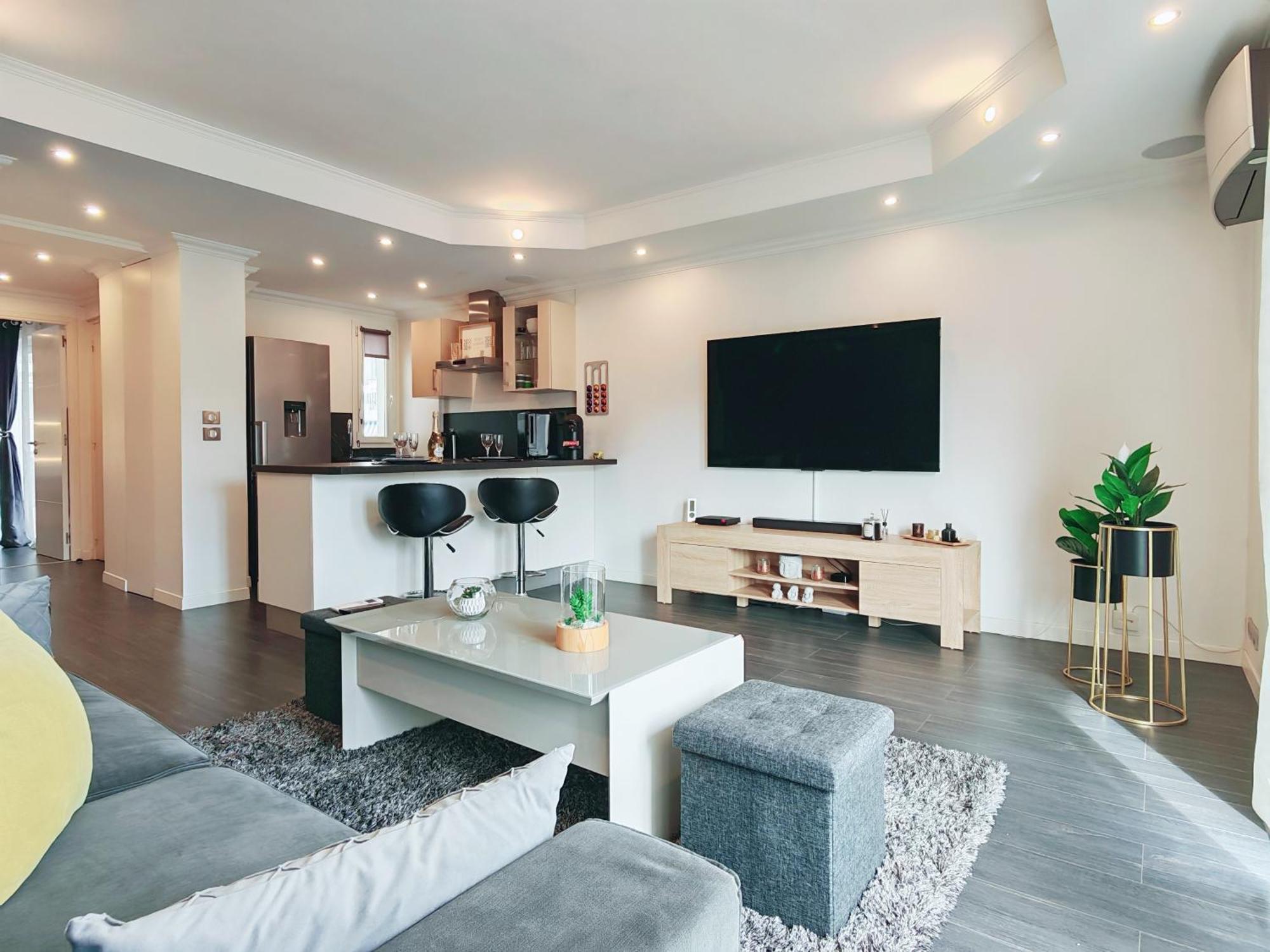 Magnifique Appartement Le Cannet,Cannes, Parking, Wifi Exteriér fotografie